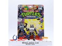 Chrome Dome 100% Complete W/Card TMNT 1991 Playmates Vintage Action Figure