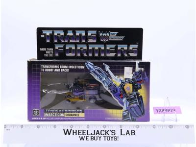Shrapnel W NICE BOX & FIGURE 100% Complete 1985 Vintage Hasbro G1 Transformers