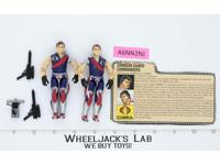Tomax & Xamot V1 100% Complete G.I. Joe 1985 Hasbro Vintage Action Figure