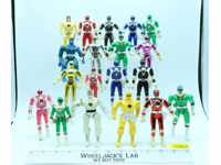 Lot of 19 Power Rangers 1990's 4-6" Bandai Action Figures