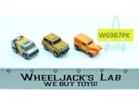 Lot of 3 Vans/Vehicles 1988-89 Vintage Galoob Micro Machines