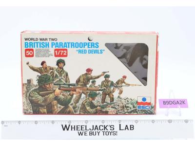 World War II British Paratroopers Red Devils 1983 ESCI 1/72 Scale