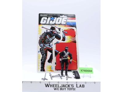 Snake Eyes V3 100% Complete W/Card GI Joe 1989 Hasbro Vintage Action Figure