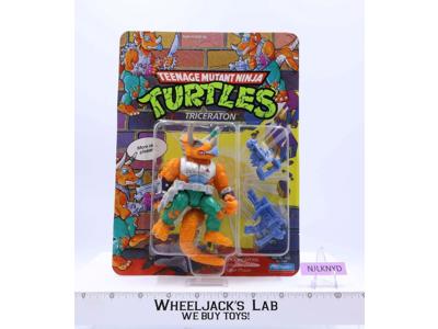 Triceraton Teenage Mutant Ninja Turtles TMNT 1990 Playmates NEW MOSC SEALED