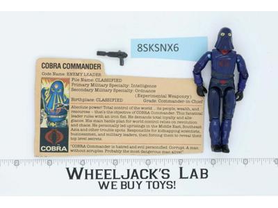Cobra Commander V2 MAIL AWAY 100% Complete G.I. Joe 1984 Hasbro Vintage Figure