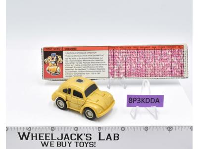 Goldbug 100% Complete 1986 G1 Transformers Hasbro Action Figure Vintage