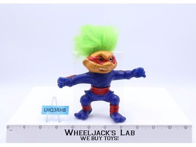 Battle Trolls Nunchuck Ninja Troll 5" Doll Hasbro 1992 Vintage Action Figure
