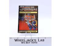 Optimus Prime Action Figure Instruction Manual Booklet 1984 G1 Transformers
