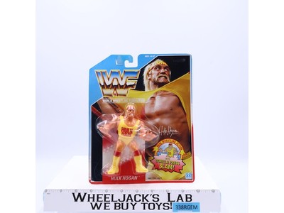 Hulk Hogan Gorilla Press Slam WWF Wrestling 1990 Hasbro Figure NEW MOSC SEALED