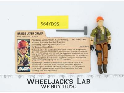 Tollbooth V1 100% Complete G.I. Joe 1985 Hasbro Vintage Action Figure