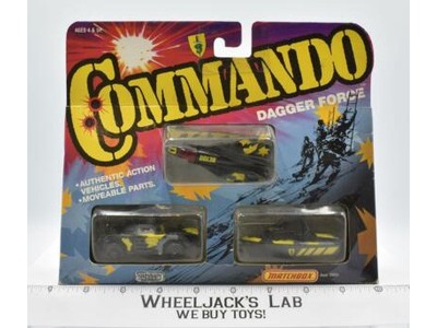 Dagger Force Commando 1988 Matchbox Die Cast Metal Vehicles NEW MIB