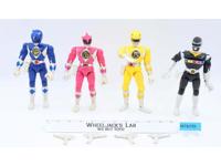 Lot of 4 Power Rangers 1994 8" Bandai Action Figures
