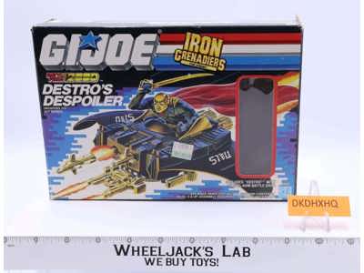 Destro's Despoiler 100% Complete W/Box GI Joe 1987 Vintage Action Figure Vehicle