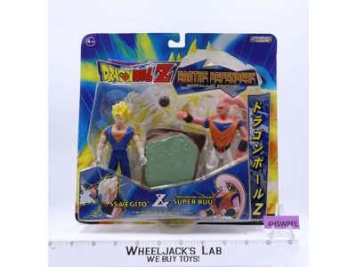SS Vegito & Super Buu Dragon Ball Z 2003 Jakks Pacific NEW MOSC SEALED