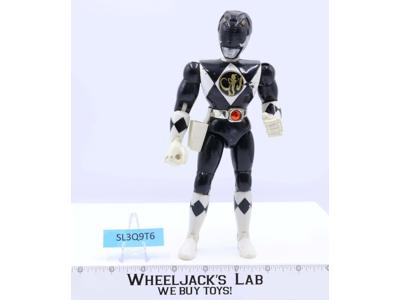 Zack Black Ranger Mighty Morphin Power Rangers 1993 8" Bandai Action Figure
