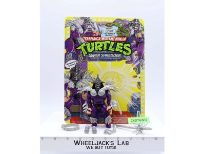 Super Shredder W/Card 100% Complete Teenage Mutant Ninja Turtle 1991 Playmates