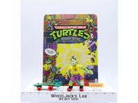 Mondo Gecko 100% Complete W/Card TMNT 1990 Playmates Vintage Action Figure