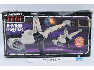 B-Wing Fighter W/Box Star Wars 1983 Vintage Kenner Action Figure Vehicle