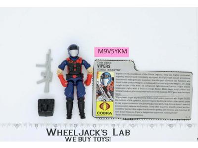 Vipers V1 100% Complete G.I. Joe 1986 Hasbro Vintage Action Figure