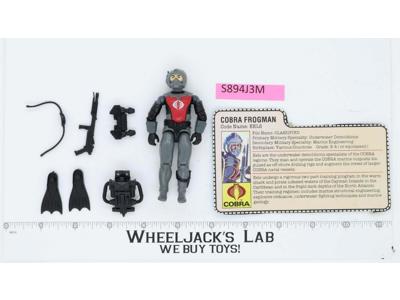 Eels V1 100% Complete G.I. Joe 1985 Hasbro Vintage Action Figure