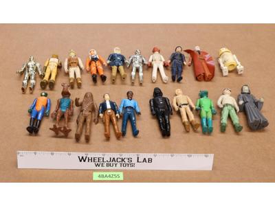 Lot of 20 Star Wars 1970s-1980s Kenner Vintage Action Figures