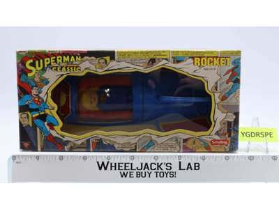 Superman Classic Rocket Tin Toy DC Comics 2001 Schylling