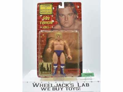 Greg Valentine Series 9 NEW MOSC 2000 Legends of Pro Wrestling Figures Toy Co.