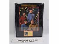 Star Trek Original Series Plaque St. Vincent $30 Gold Stamp