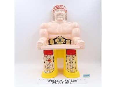 Hulk Hogan Yellow Swivel Chair WWF Wrestling 1991 Titan Sports Vintage