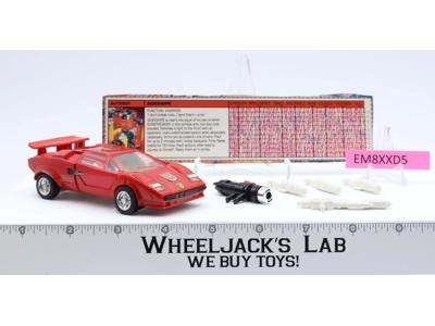Sideswipe 100% Complete Vintage 1984 G1 Transformers Hasbro Action Figure