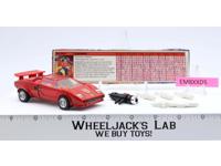 Sideswipe 100% Complete Vintage 1984 G1 Transformers Hasbro Action Figure