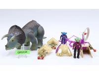 Triceratops W/Hammerhead WORKS Dino Riders 1989 Tyco Toys Action Figure