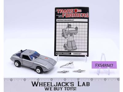 Camshaft 100% Complete 1985 G1 Transformers Mazda RX-7 Action Figure