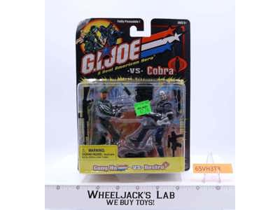 Gung Ho vs Destro GI Joe vs Cobra 2001 Hasbro Action Figures MOSC SEALED