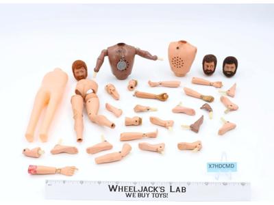 Lot of 31 Body Parts For 12 " Action Figures G.I. Joe Hasbro Vintage Accessory