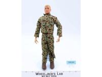 Action Soldier Painted Yellow Hair W/Camouflage Uniform 12" GI Joe 1964 Figure