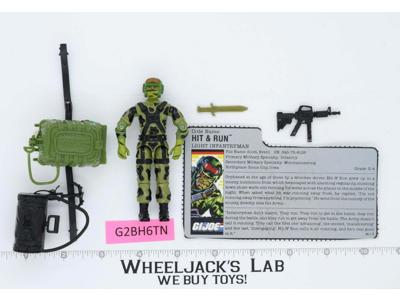 Hit & Run V1 100% Complete G.I. Joe 1988 Hasbro Vintage Action Figure