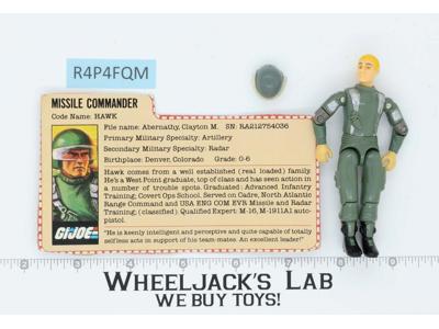 Hawk V1.5 Swivel Arms 100% Complete G.I. Joe 1983 Hasbro Vintage Action Figure
