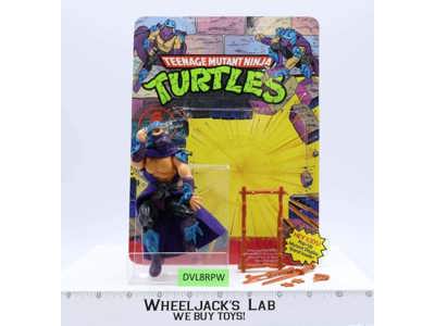 Shredder SOFT HEAD W/Card Teenage Mutant Ninja Turtle 1988 Playmates Figure