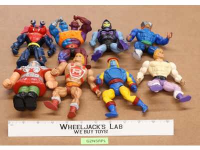 Lot of 8 He-Man Masters Of The Universe MOTU Vintage 1980's Mattel Figures