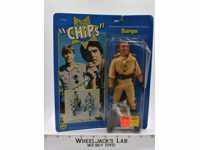 Robert Pine as Sarge CHiPS 1977 Mego 8" Action Figure NEW MOSC SEALED