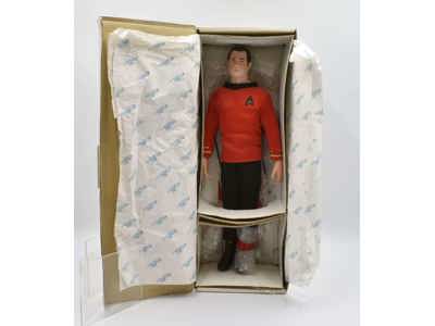 Scotty Porcelain Doll 14" The Hamilton Collection Vintage Star Trek 1989 MIB