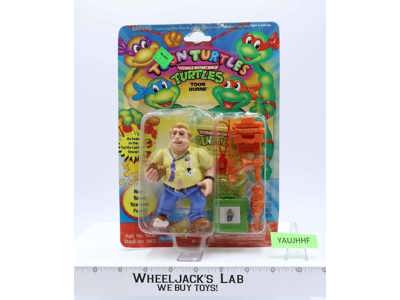 Toon Burne Teenage Mutant Ninja Turtles TMNT 1992 Playmates NEW MOSC SEALED