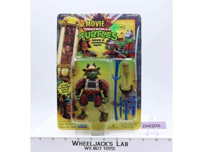 Samurai Raph Movie III Teenage Mutant Ninja Turtles TMNT 1992 Playmates NEW MOSC
