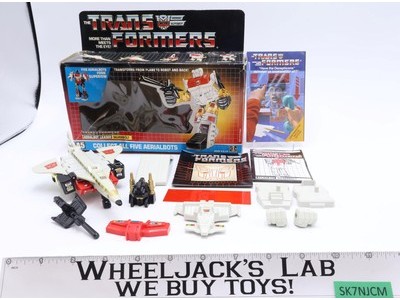 Silverbolt W/BOX 100% Complete 1986 Vintage G1 Transformers Hasbro Action Figure