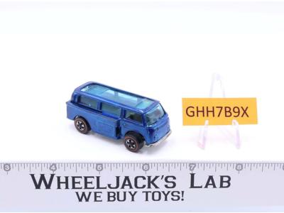 Volkswagen Beach Bomb Blue1969 Redline Hot Wheels Mattel Vintage RL