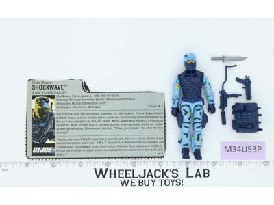 Shockwave V1 100% Complete G.I. Joe 1988 Hasbro Vintage Action Figure