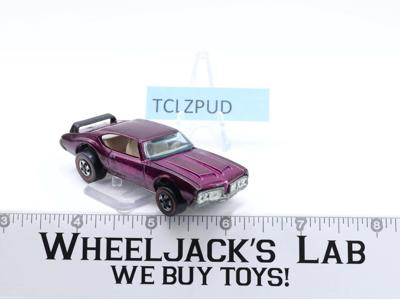 Olds 442 Magenta 1971 Hot Wheels Mattel Vintage Redline RL