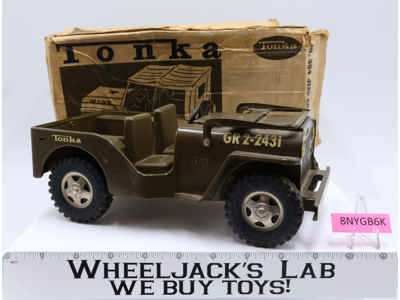 Jeep Commander GR 2-2431 Pressed Steel 1960's Tonka Vintage Toy