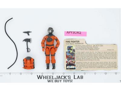 Barbecue V1 100% Complete G.I. Joe 1985 Hasbro Vintage Action Figure